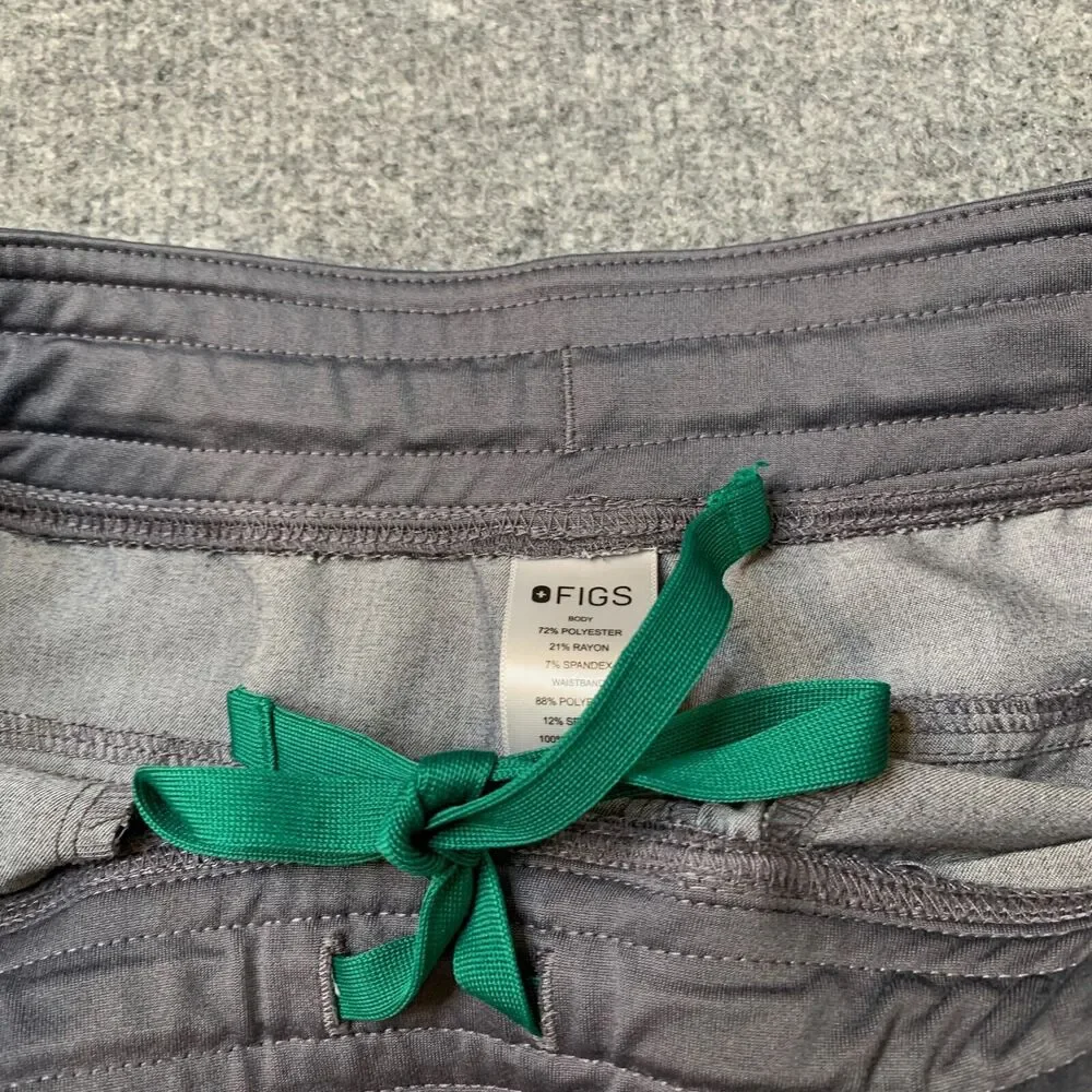 Figs Scrub Pants Mens L Graphite Grey Technical Collection Cargo Pocket Straight